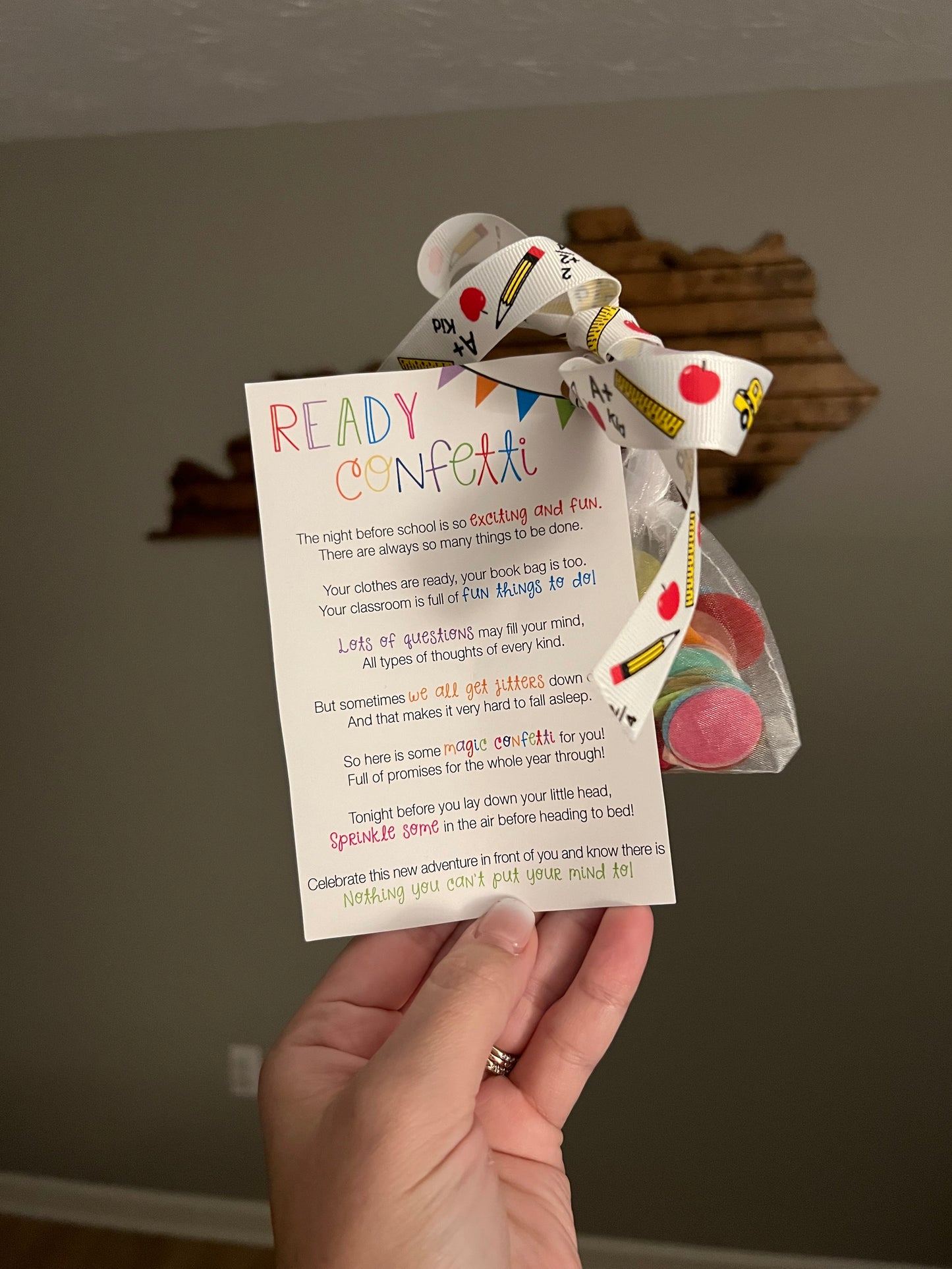 Ready Confetti notecard