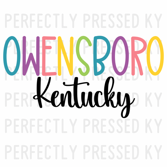 *CUSTOM* Colorful City and State PNG