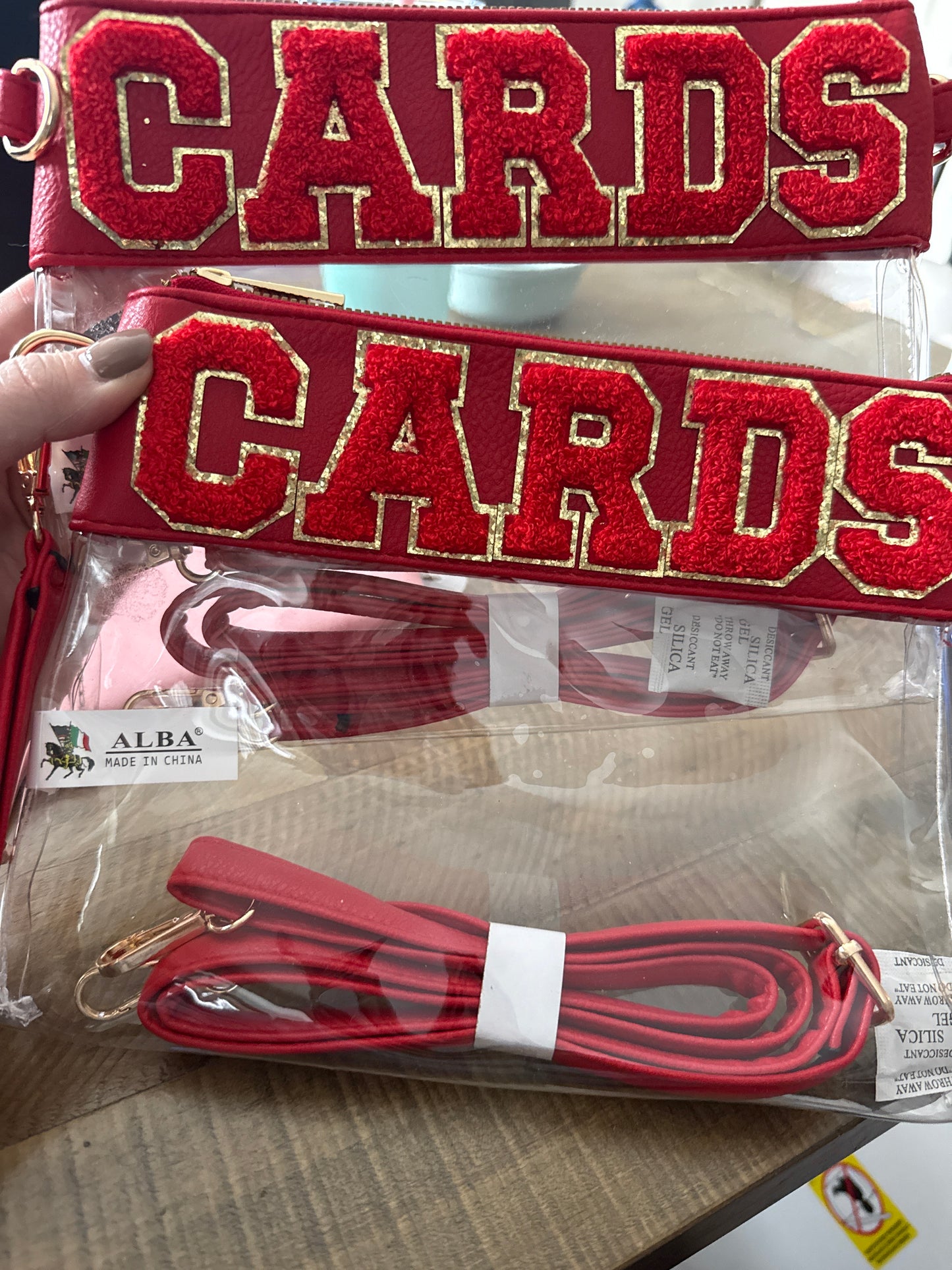 CARDS Game Day Clear Purse
