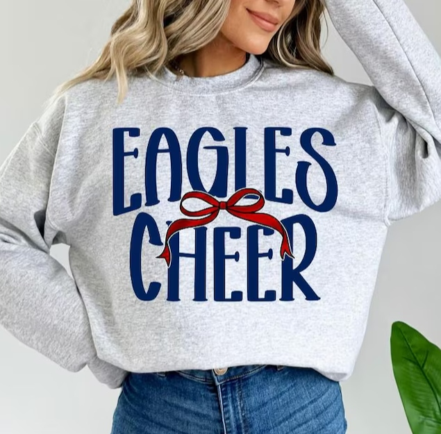 Eagles Cheer Bow
