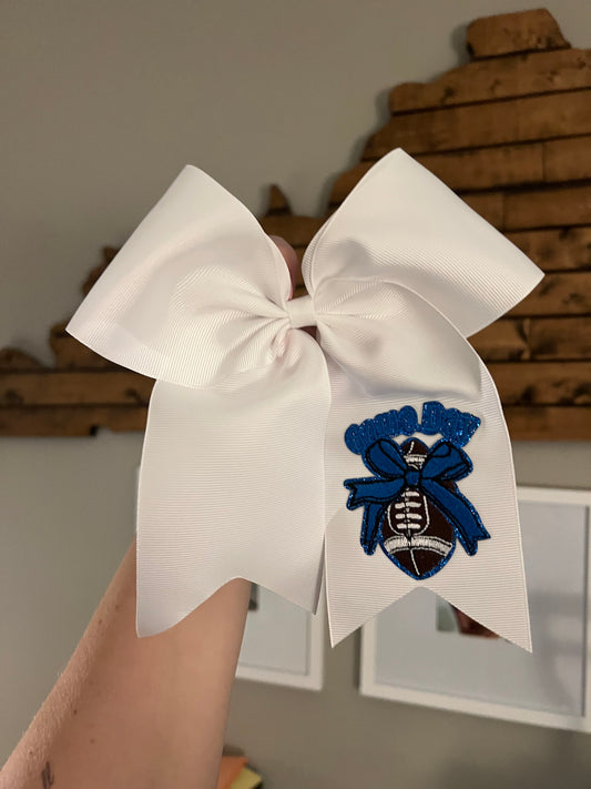 Game Day Patch Hair Bow