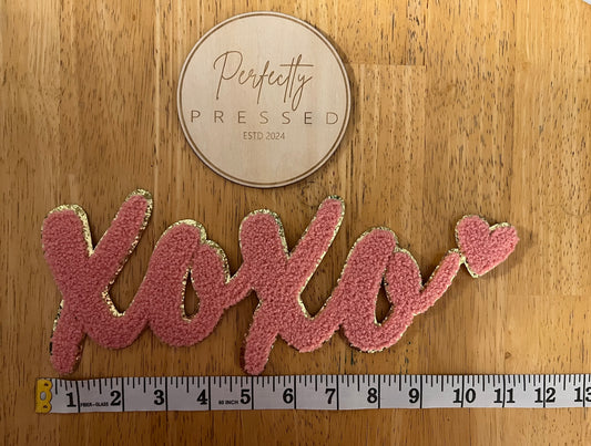 XOXO Chenille Patch