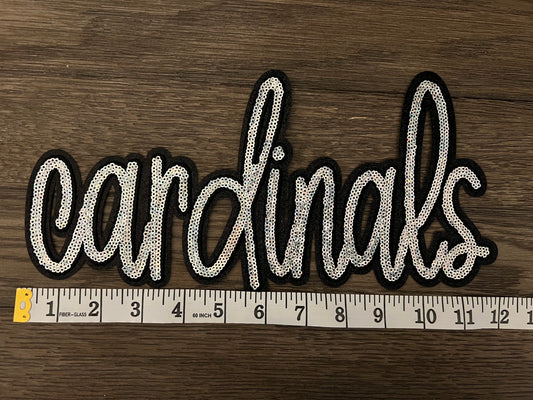 Cardinals Sequin Patch