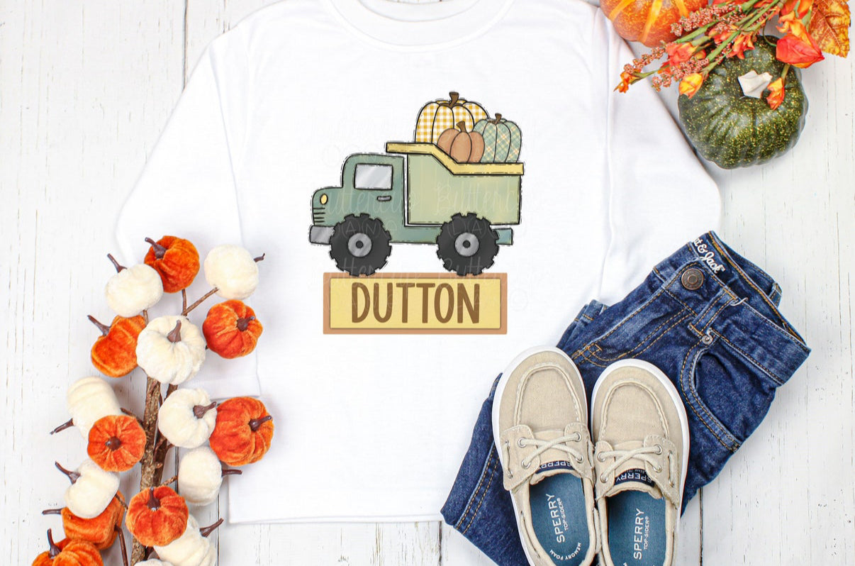 Personalized Dump Truck