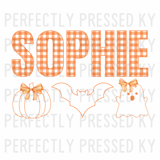 *CUSTOM* Halloween Trio with Bows PNG