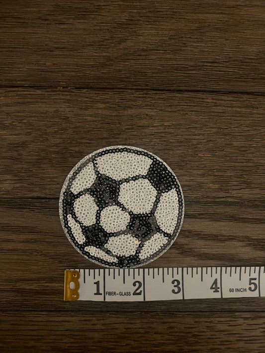 Soccer Sequin Patch