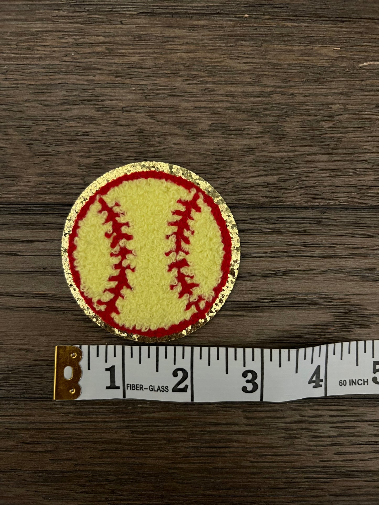 Softball Chenille Patch