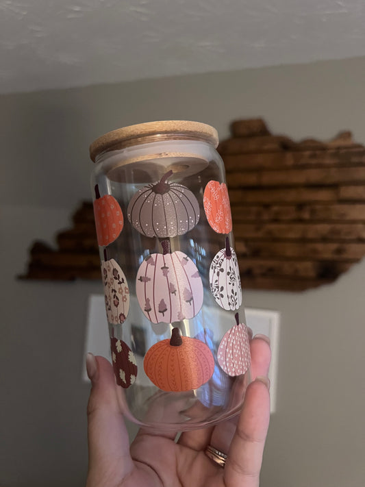 Pretty Pumpkins Can Cup