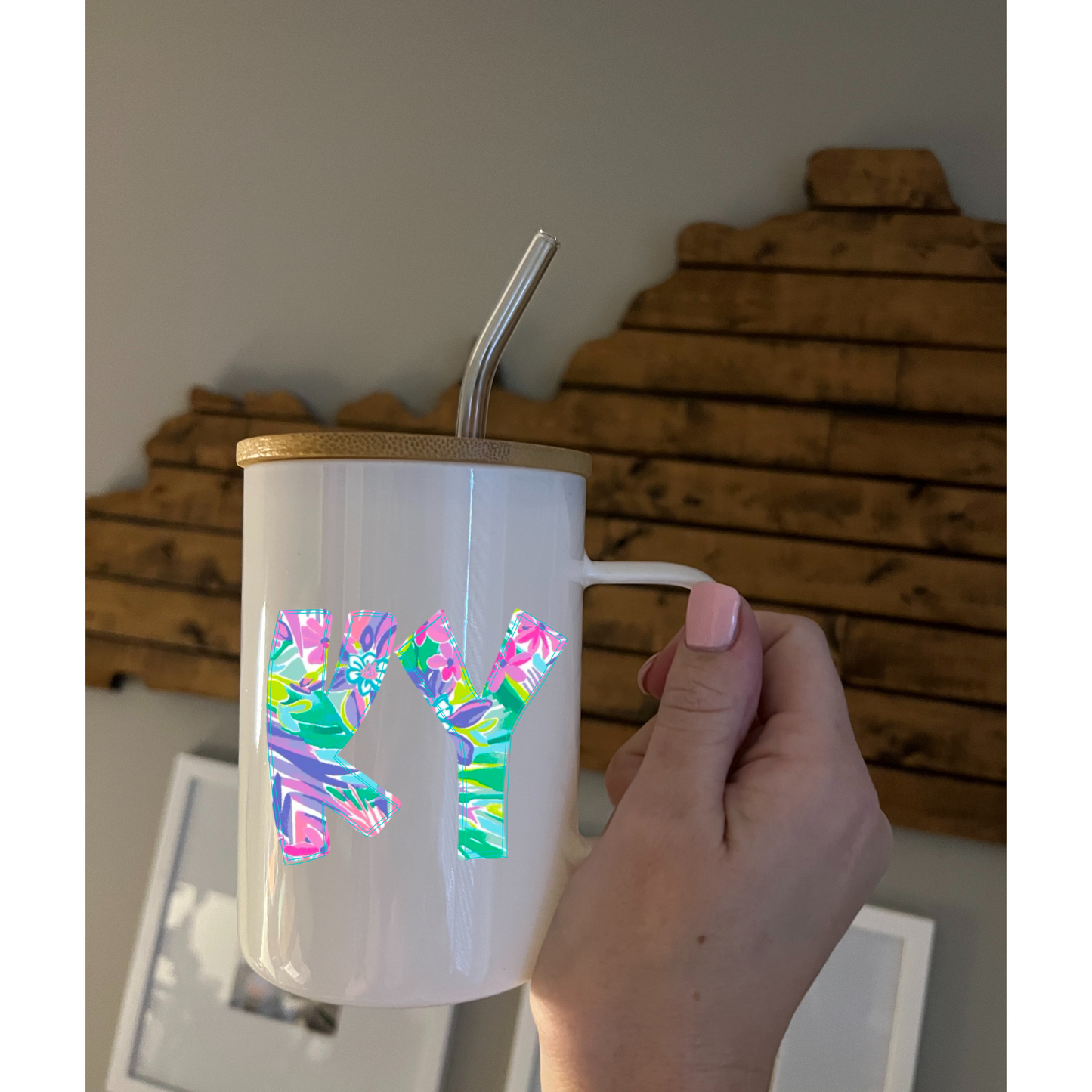 KY Bright Floral mug