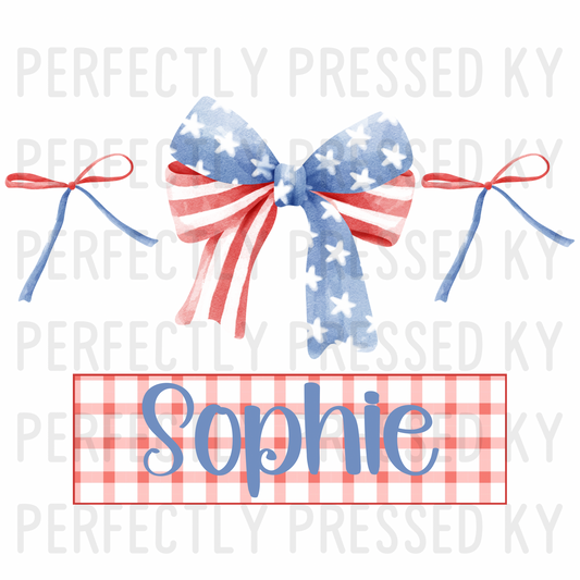 *CUSTOM* 4th of July Bows Trio PNG