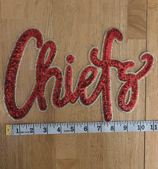 Chiefs Sequin Patch