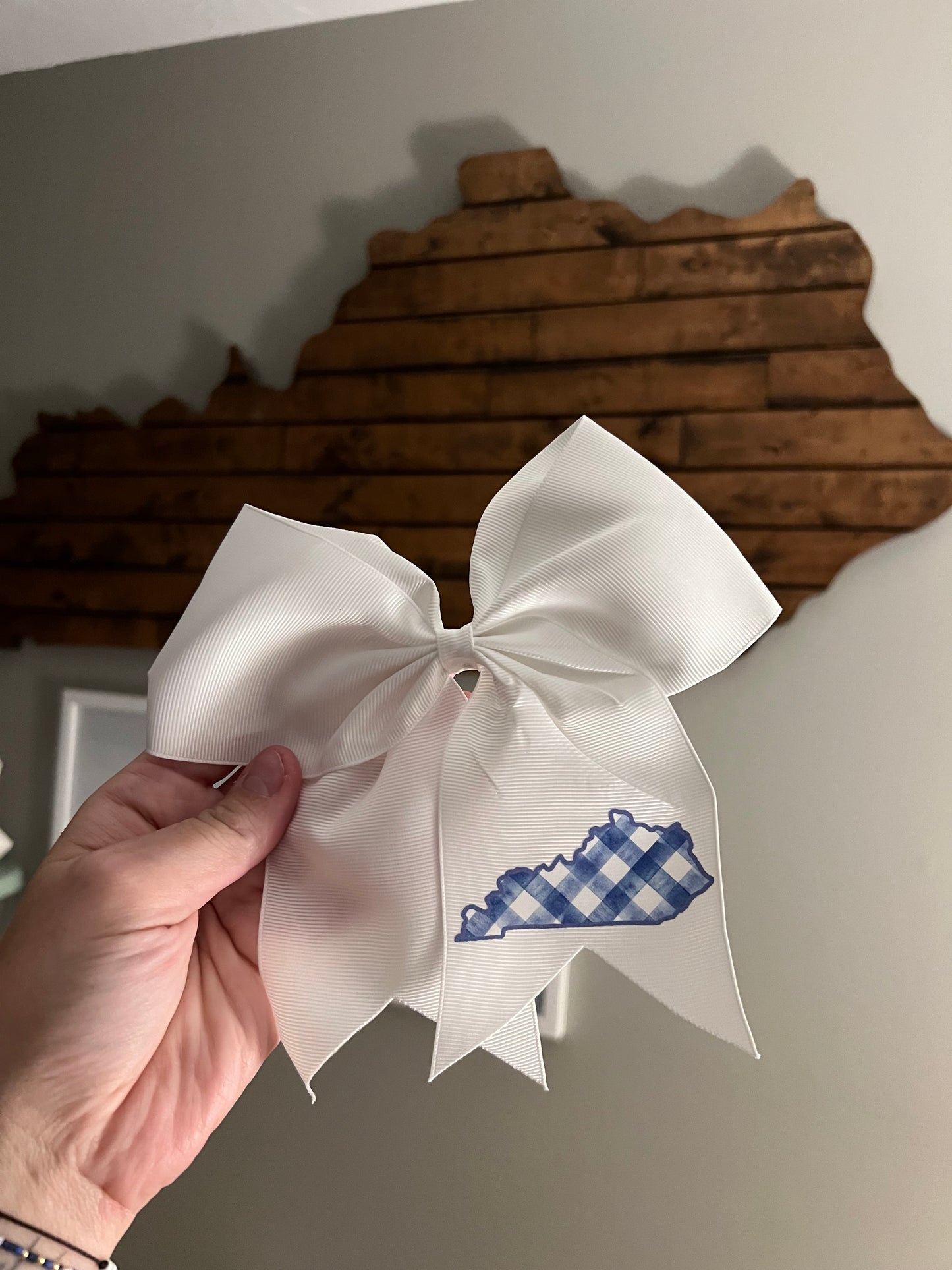 Kentucky Gingham Hair Bow