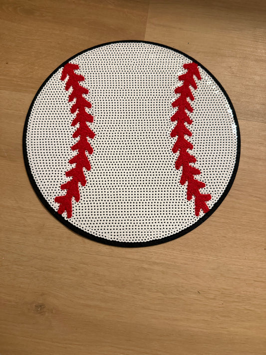Baseball Sequin Patch