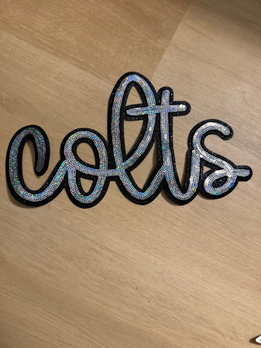Colts Sequin Patch