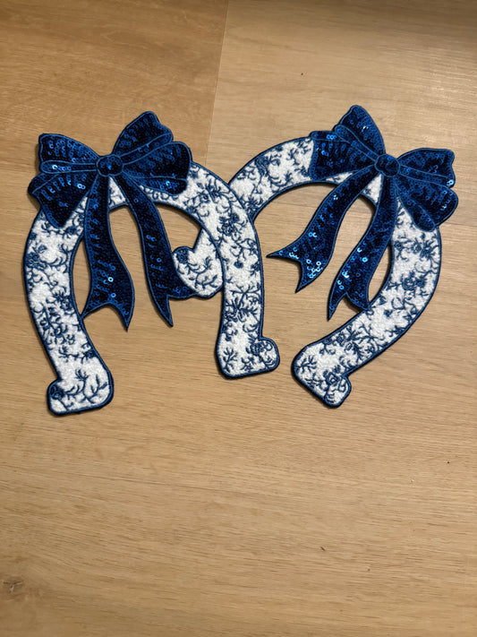 Horse Shoe Chenille Patch