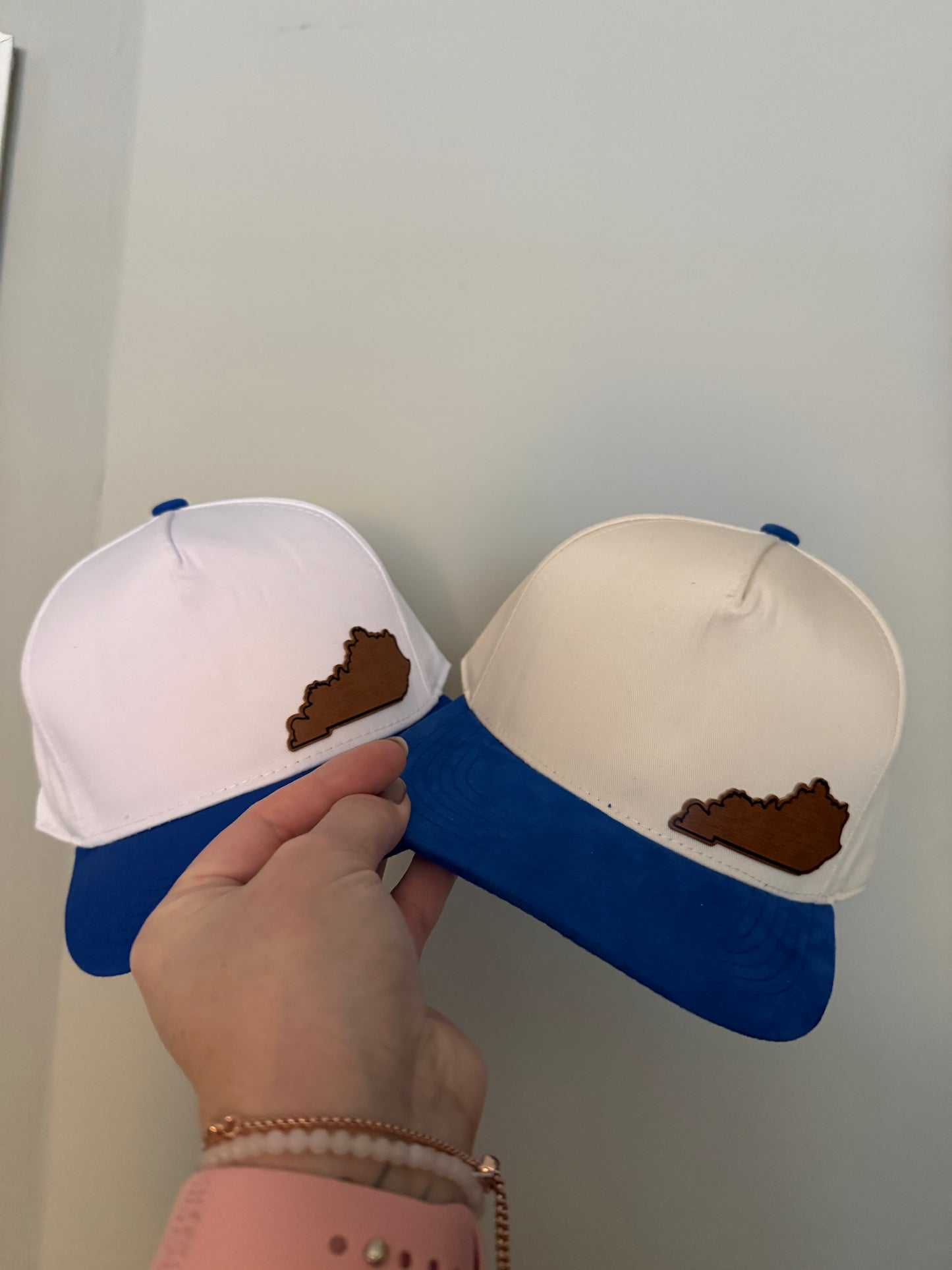 KY State Leather Patch Hat