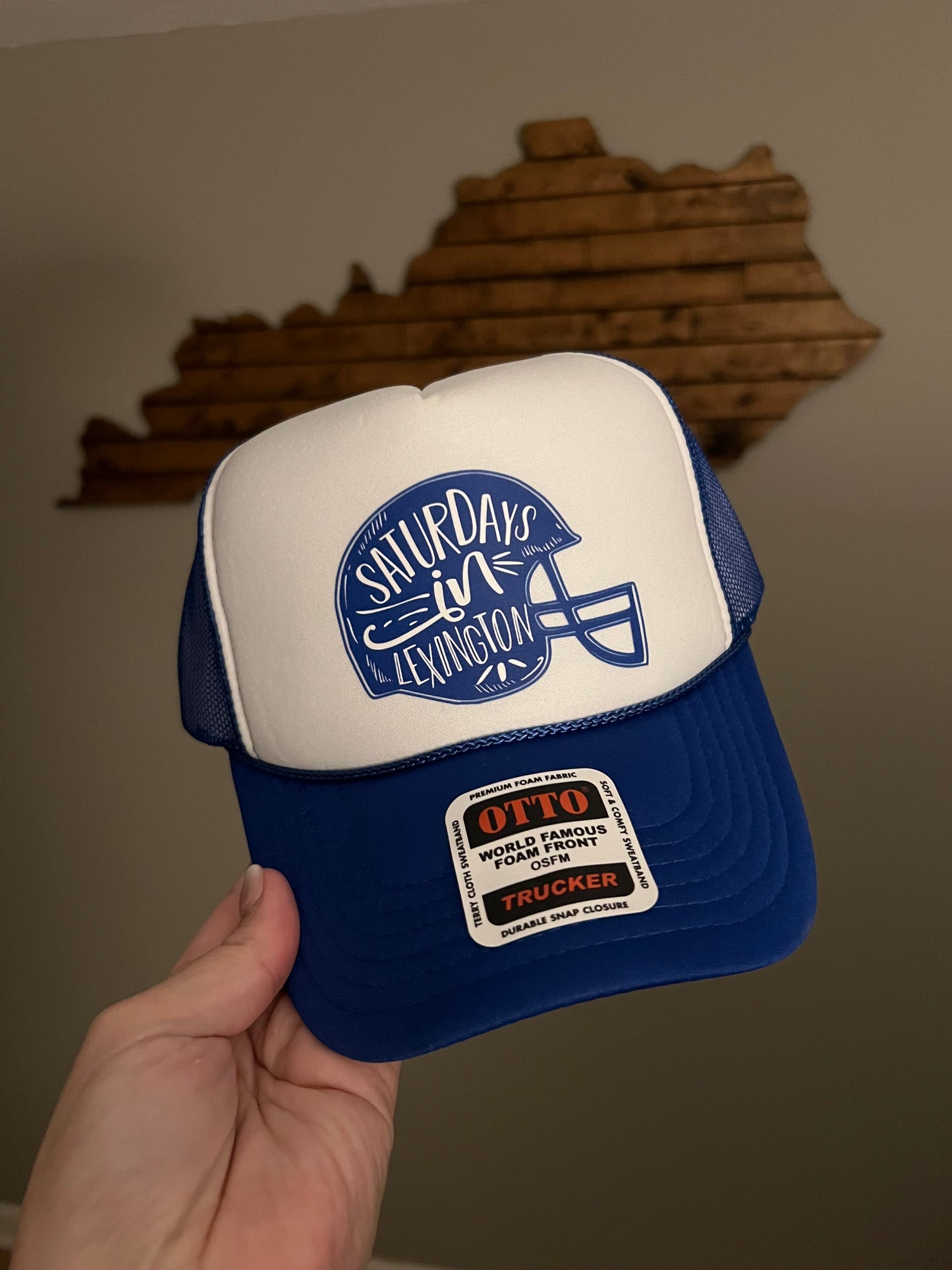 Saturdays in Lexington helmet hat