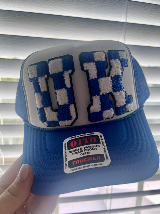 Checkered UK Patch Hat