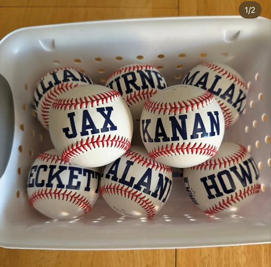 Personalized Baseballs