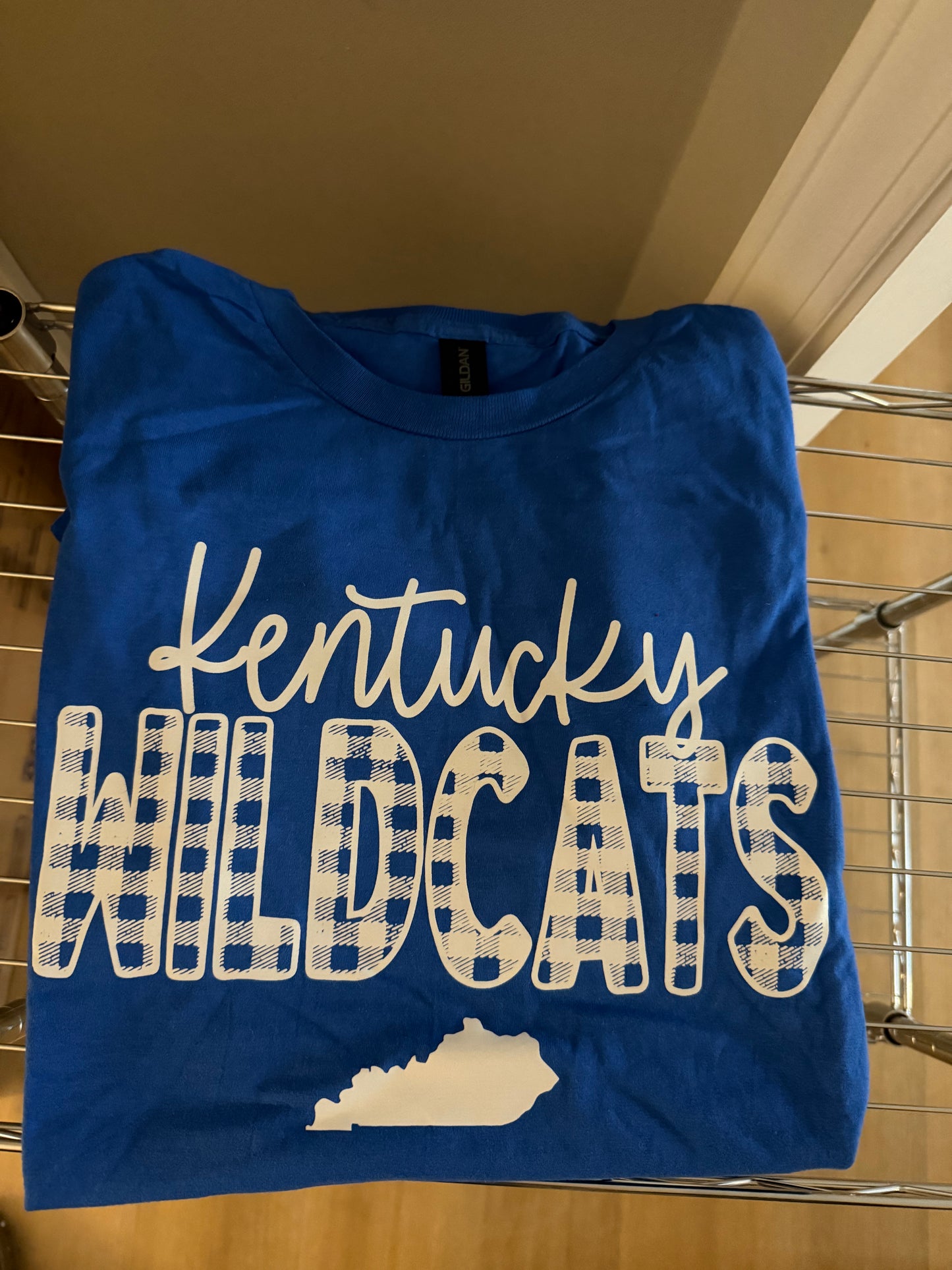 Kentucky Gingham - Royal Blue Tee
