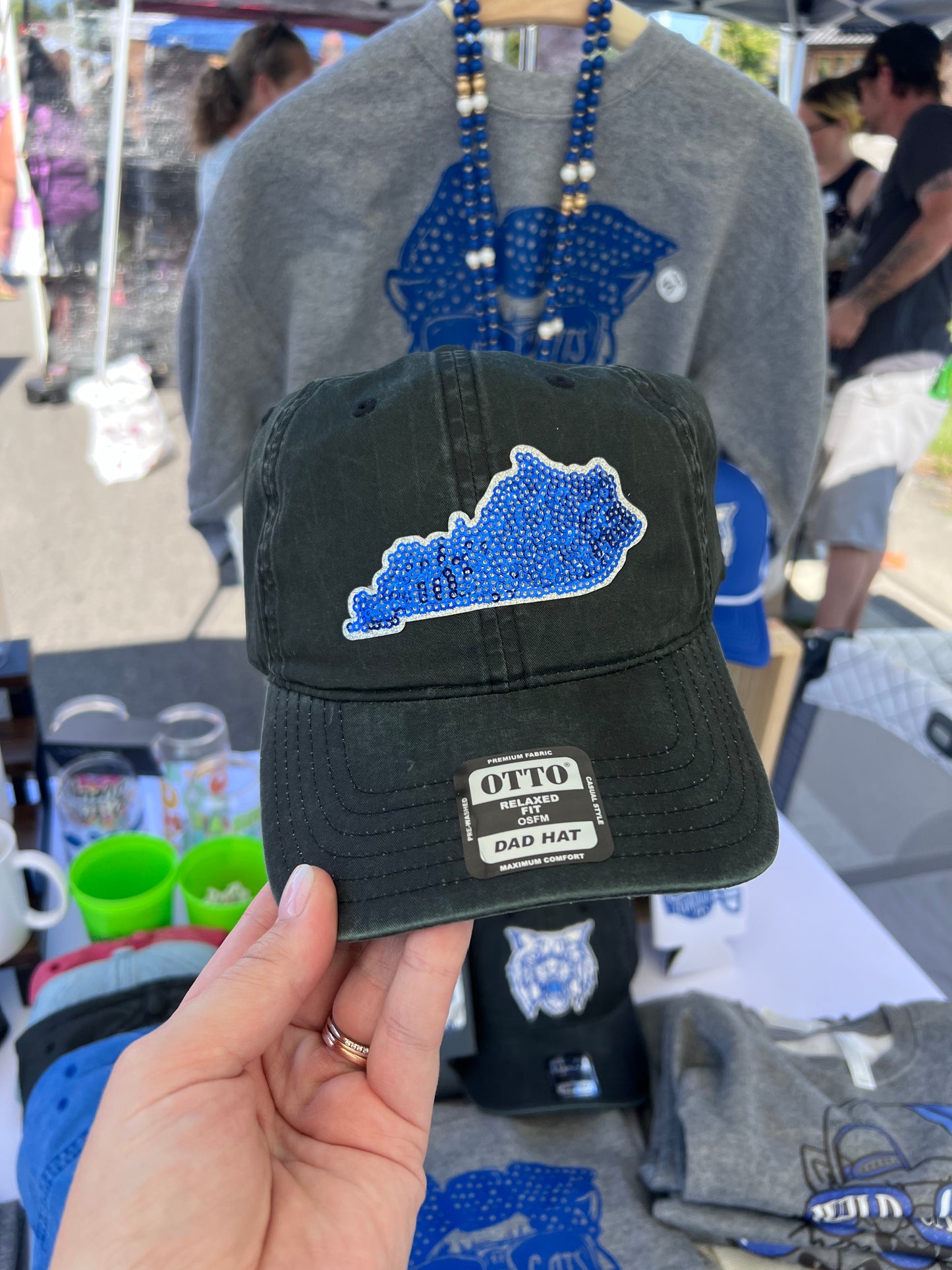 Sequin Kentucky Patch Hat