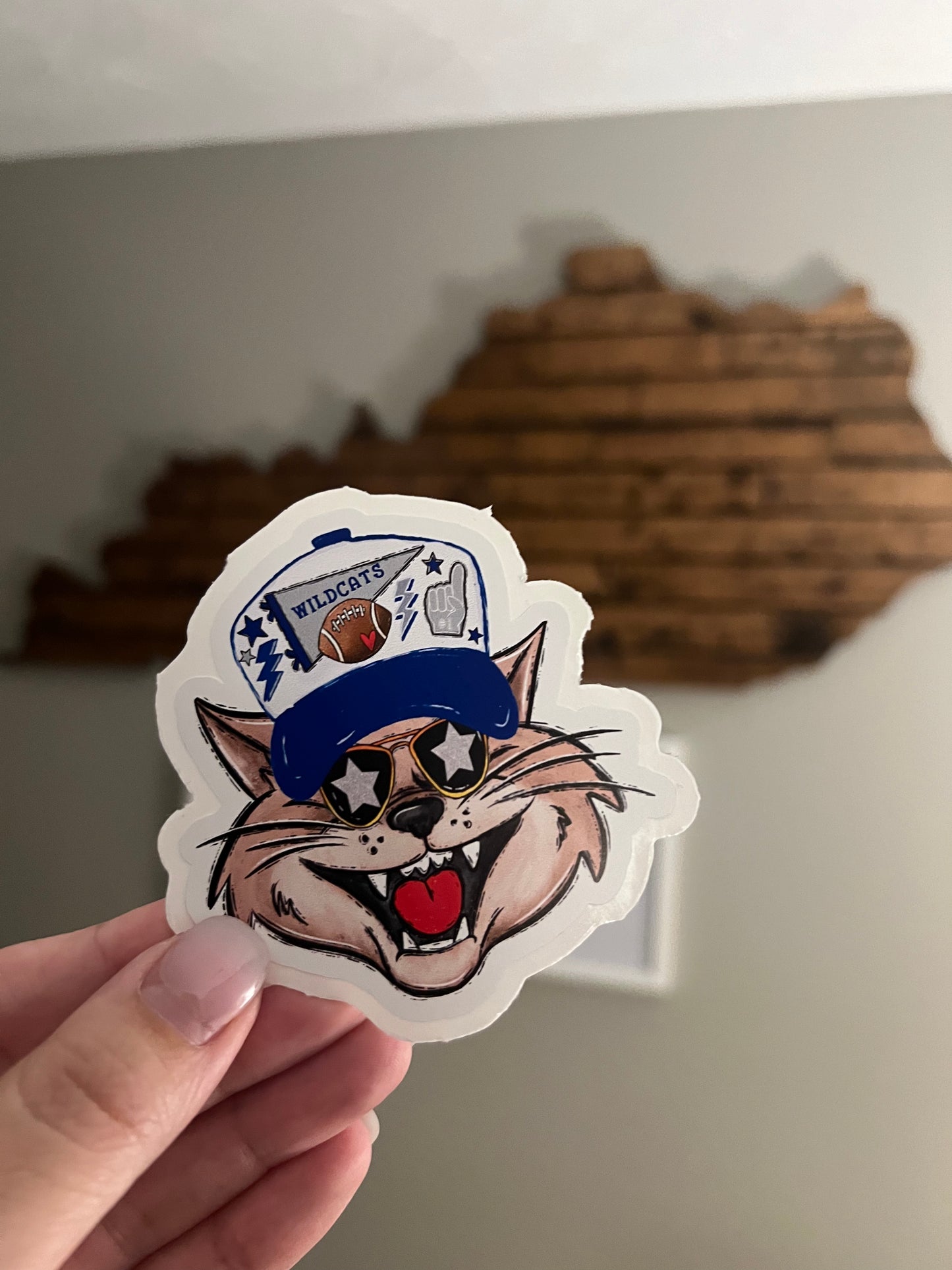 Wildcat Trucker Hat Sticker