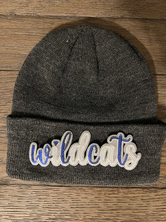 Wildcats Sequin Patch Beanie