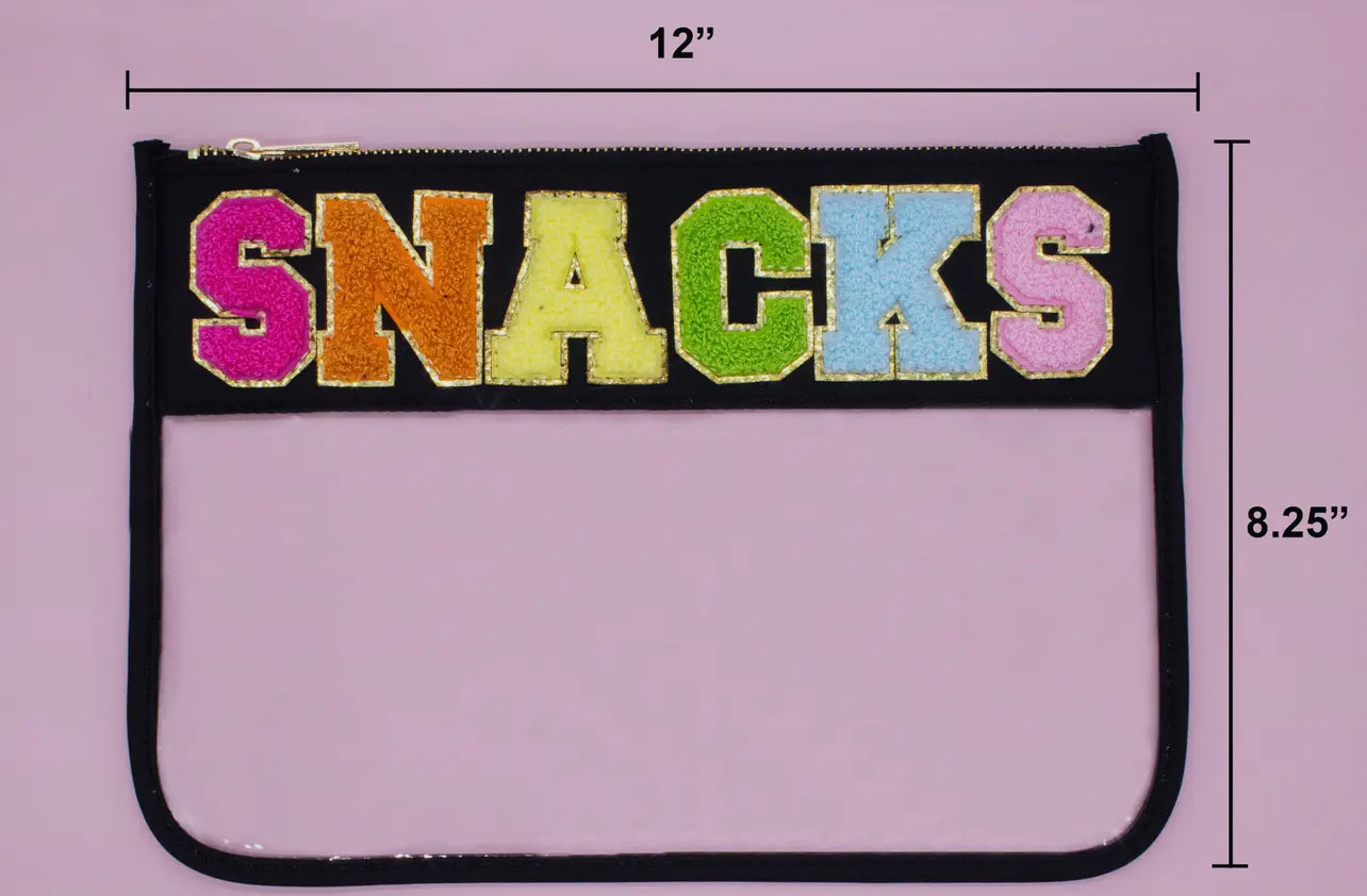 SNACKS Zipper Pouch