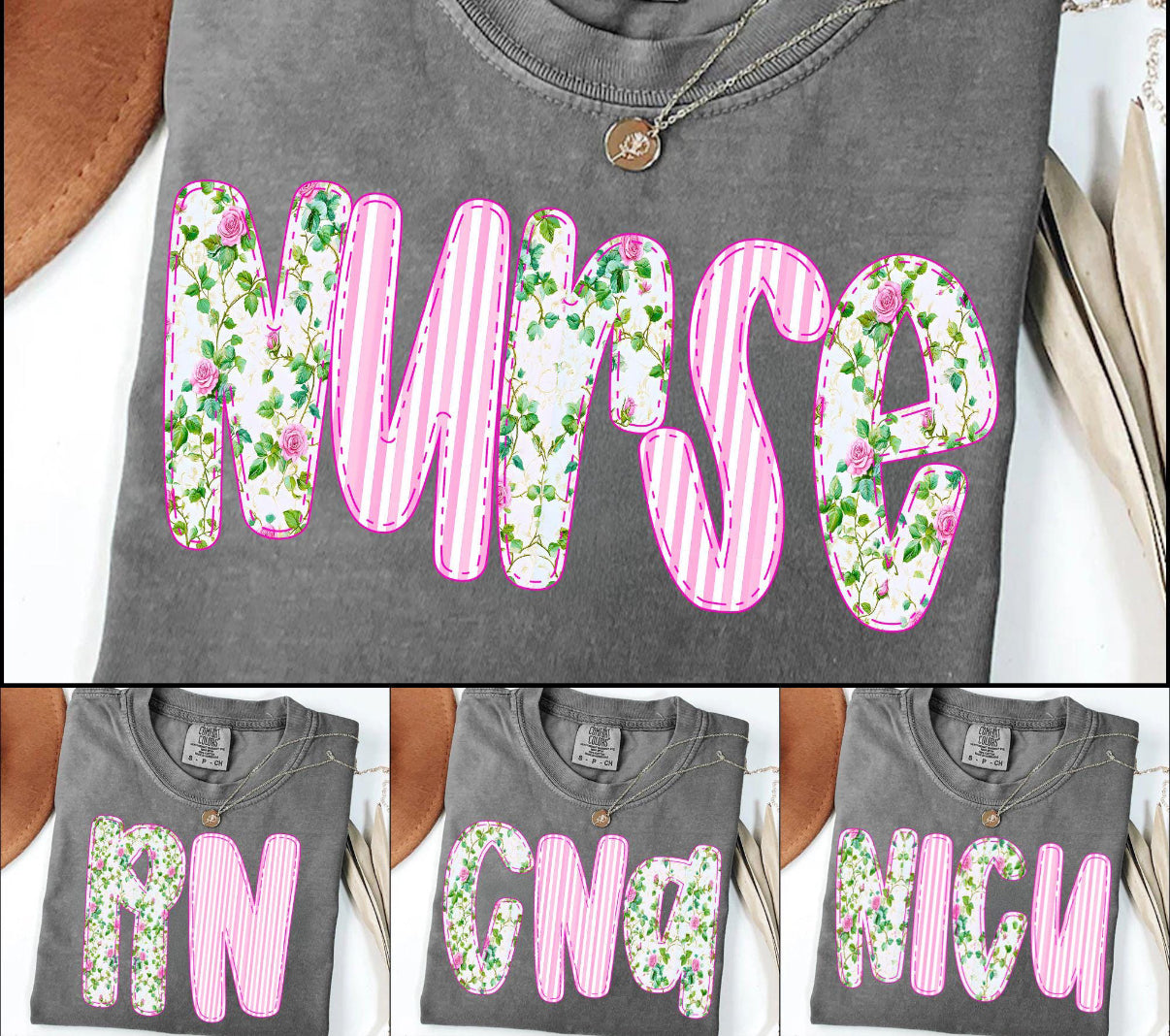 Greenery Nurse tee