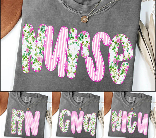 Greenery Nurse tee