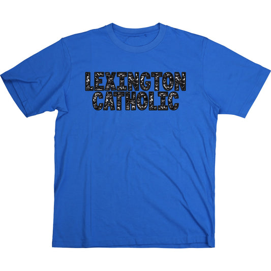 Faux Sequin - Lexington Catholic (black)