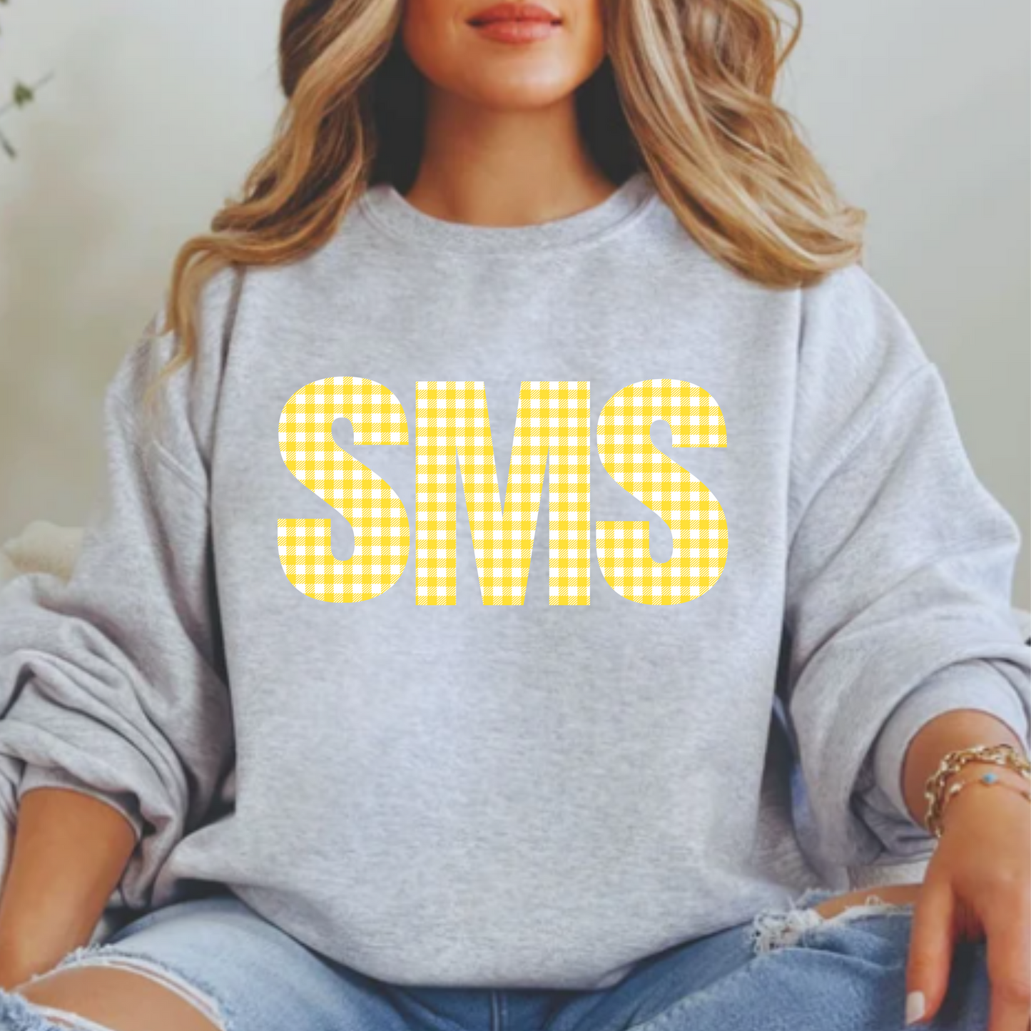 SMS Checkered TEE - Choose Room Color