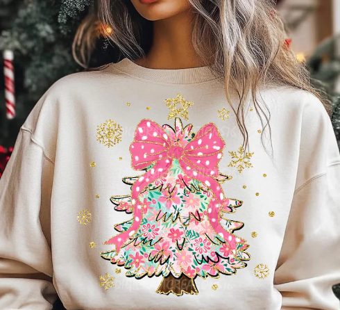 Floral Christmas Tree