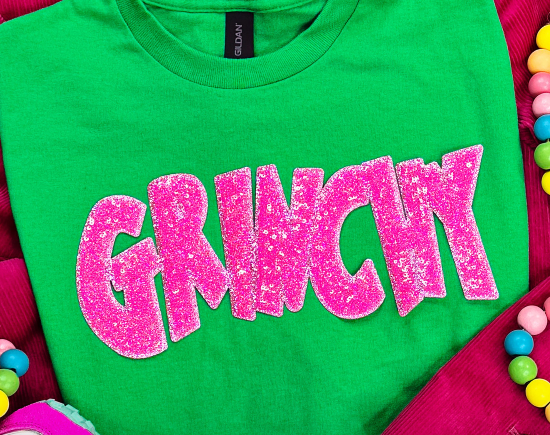 Grinchy Sequin Patch