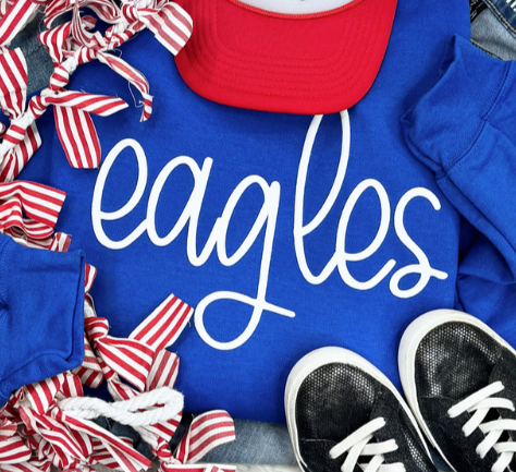 Puff Print Eagles