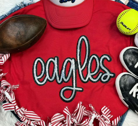 Sequin Patch Eagles