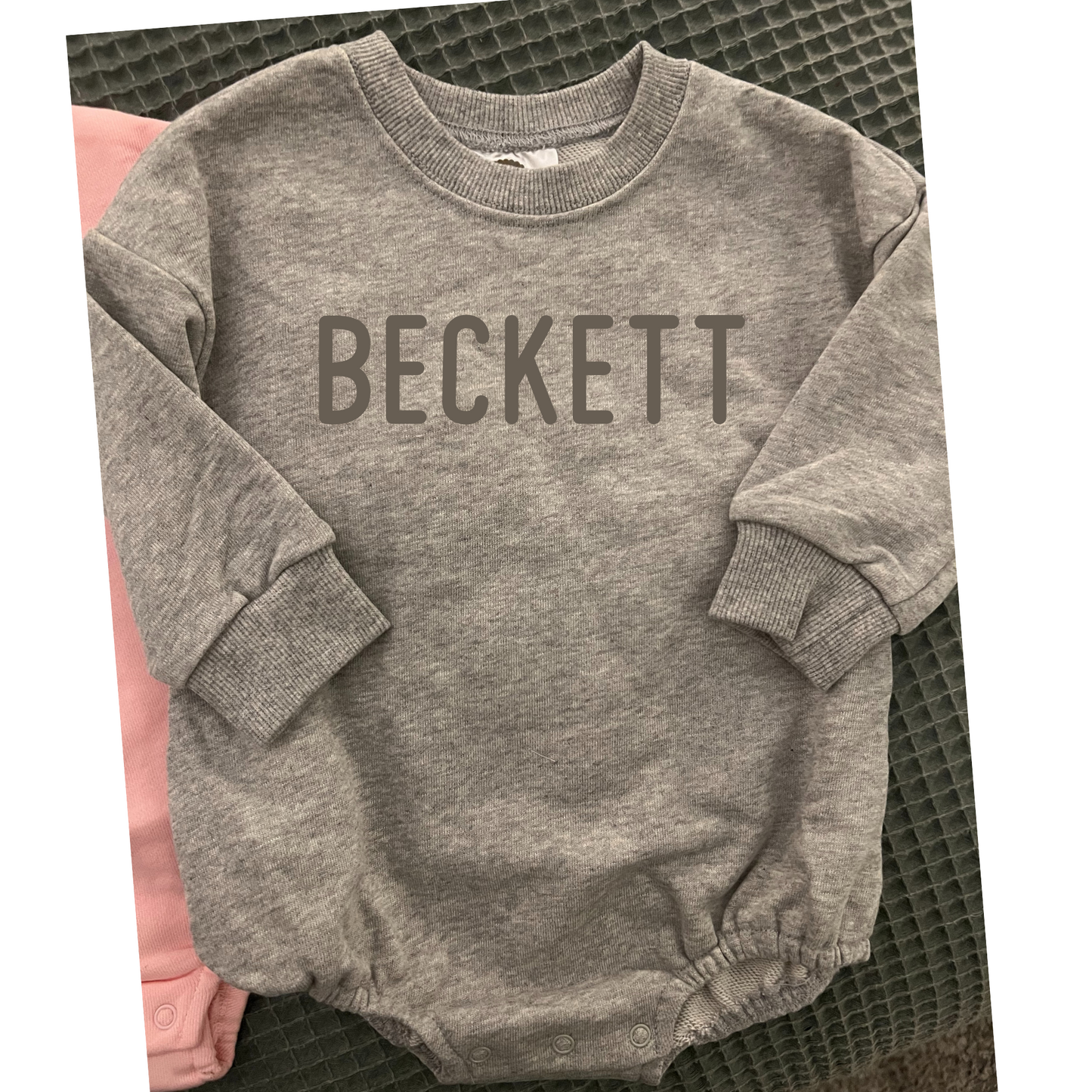 Custom Name Sweatshirt Bubble