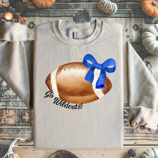 Go Wildcats Football Bow