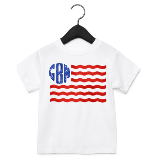 Monogram Flag tee