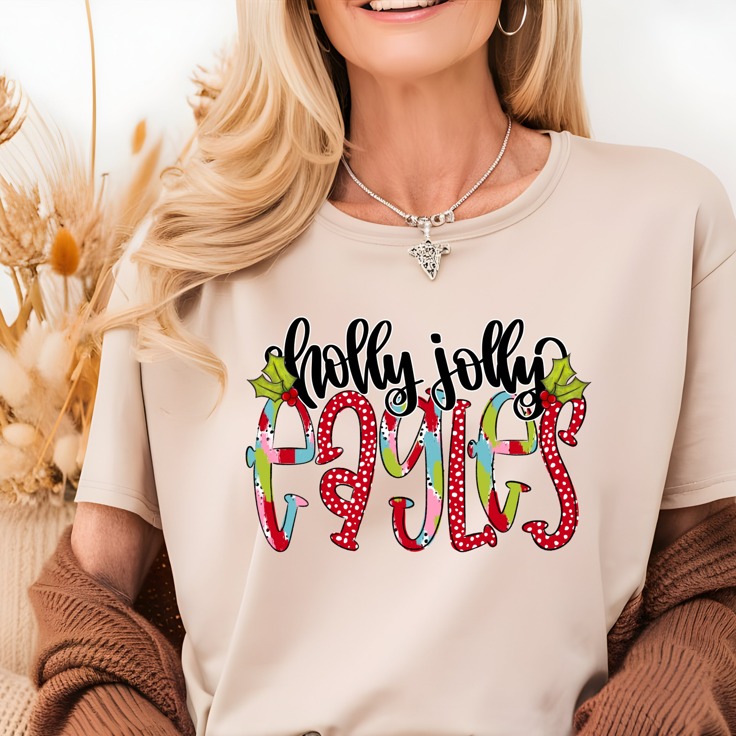 Holly Jolly Brushstroke