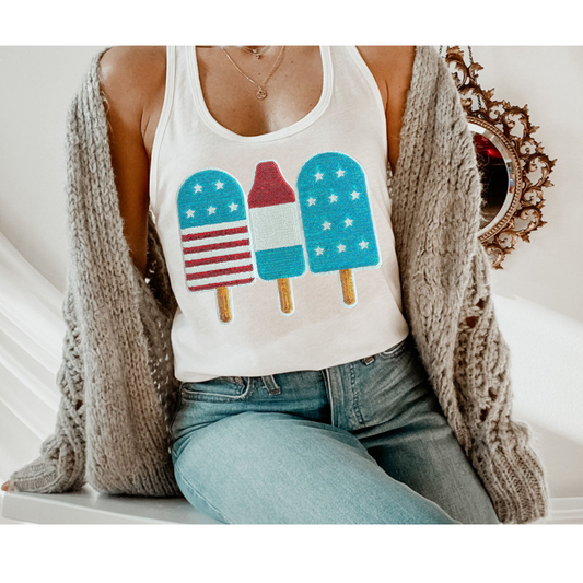 Sequin Popsicles tee