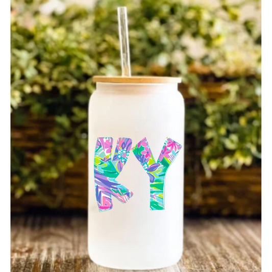 KY Bright Floral Can Cup