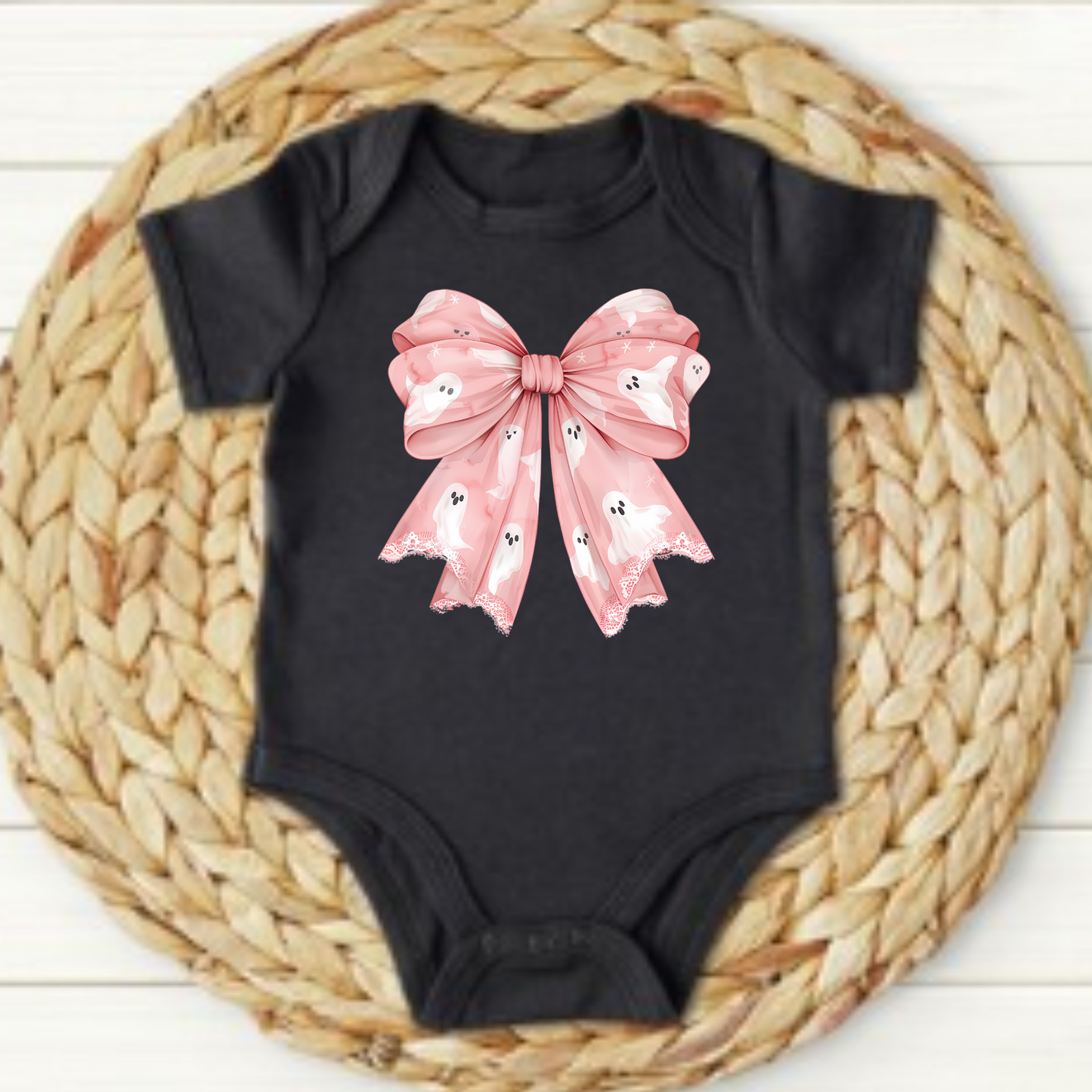 Preppy Ghost Bow - Infant