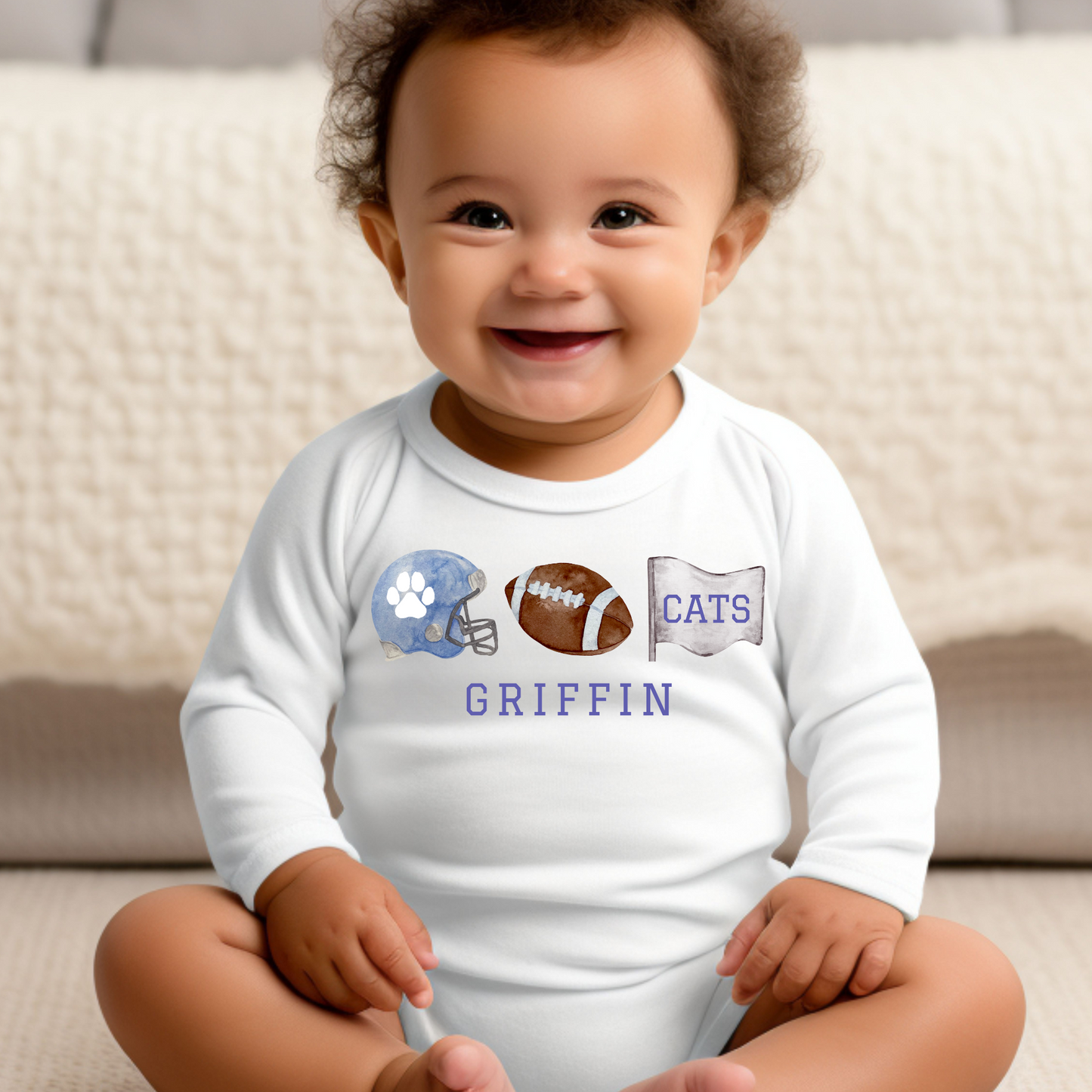 Cats Football Trio - Infant