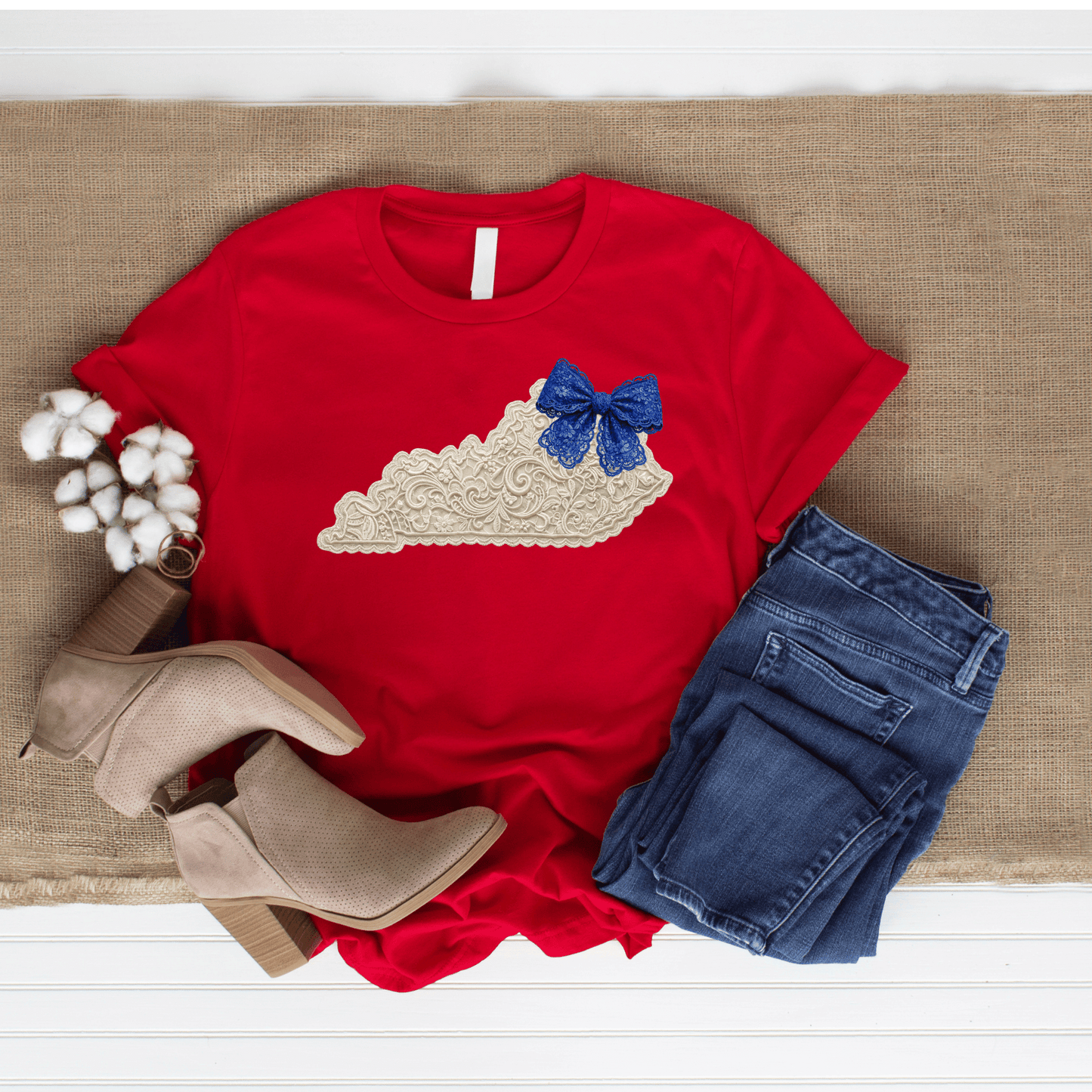 Red, White and Bow Kentucky