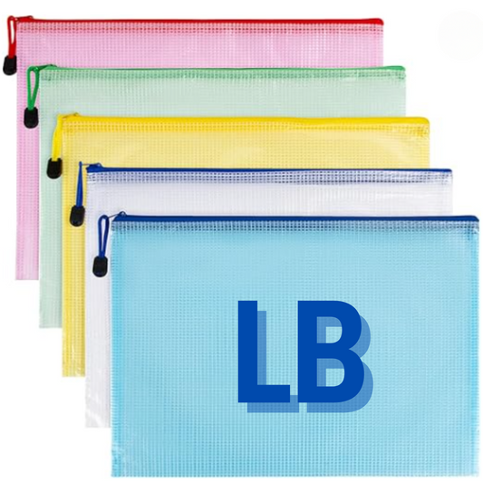 Initial Shadow Zipper Pouch