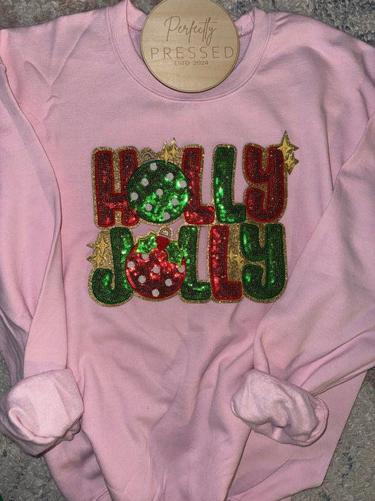 Holly Jolly Ornament Patch