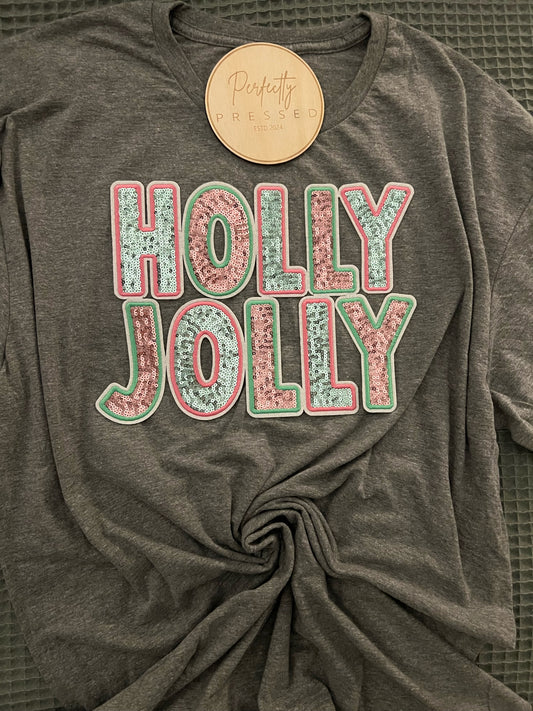 Holly Jolly Sequin Patch