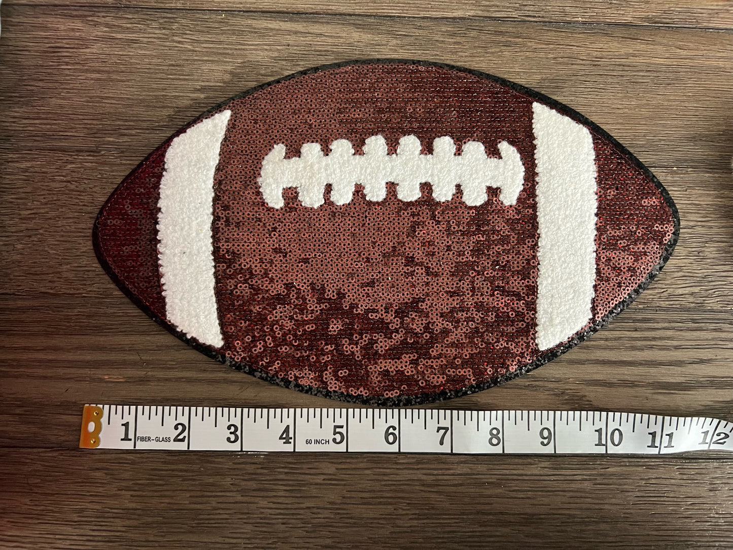 Football Sequin Patch